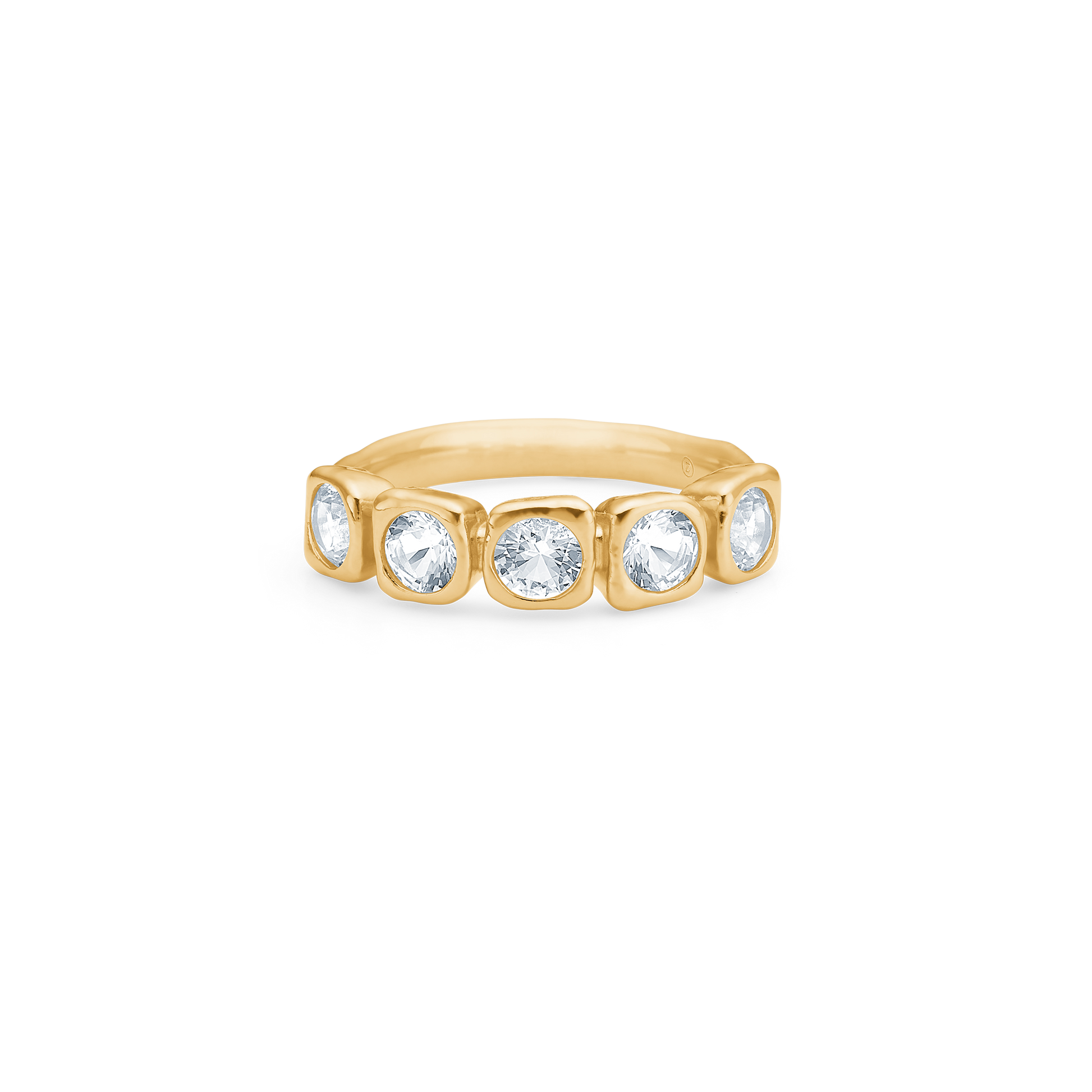 Sølv forg. ring "Elera" m. zirk.