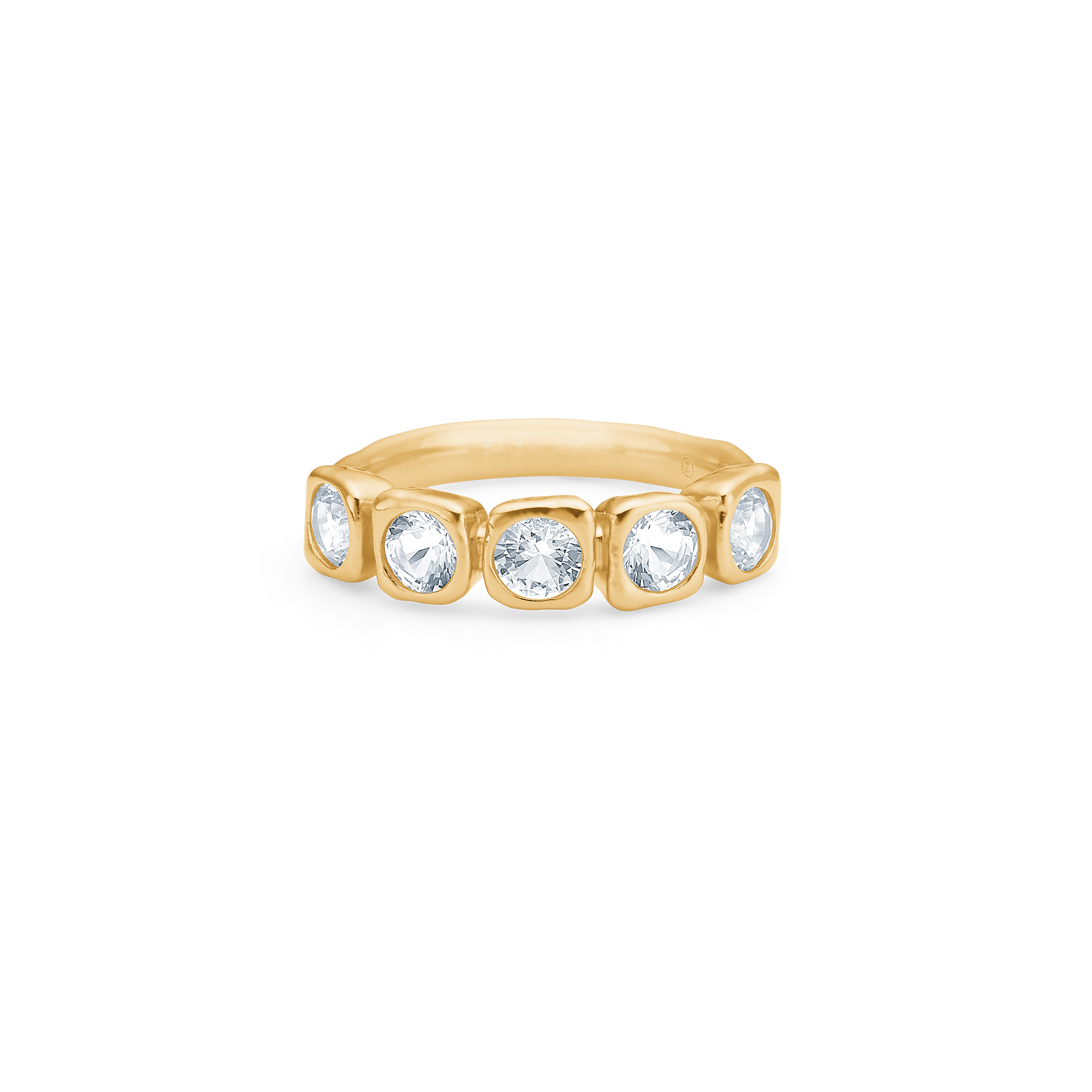 Sølv forg. ring "Elera" m. zirk.