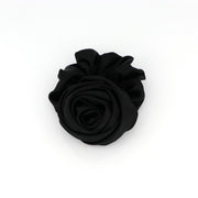 Hårelastik med rose - Sort