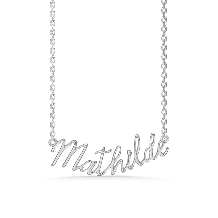 Sølv halskæde "Mathilde"