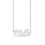 Sølv halskæde "Mille"