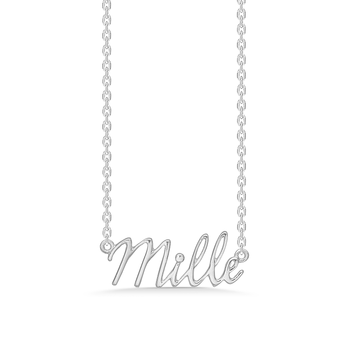 Sølv halskæde "Mille"