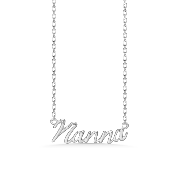Sølv halskæde "Nanna"