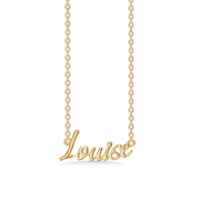 Sølv forgyldt halskæde "Louise"