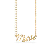 Sølv forgyldt halskæde "Marie"