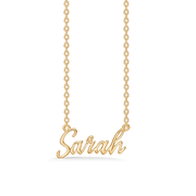 Sølv forgyldt halskæde "Sarah"