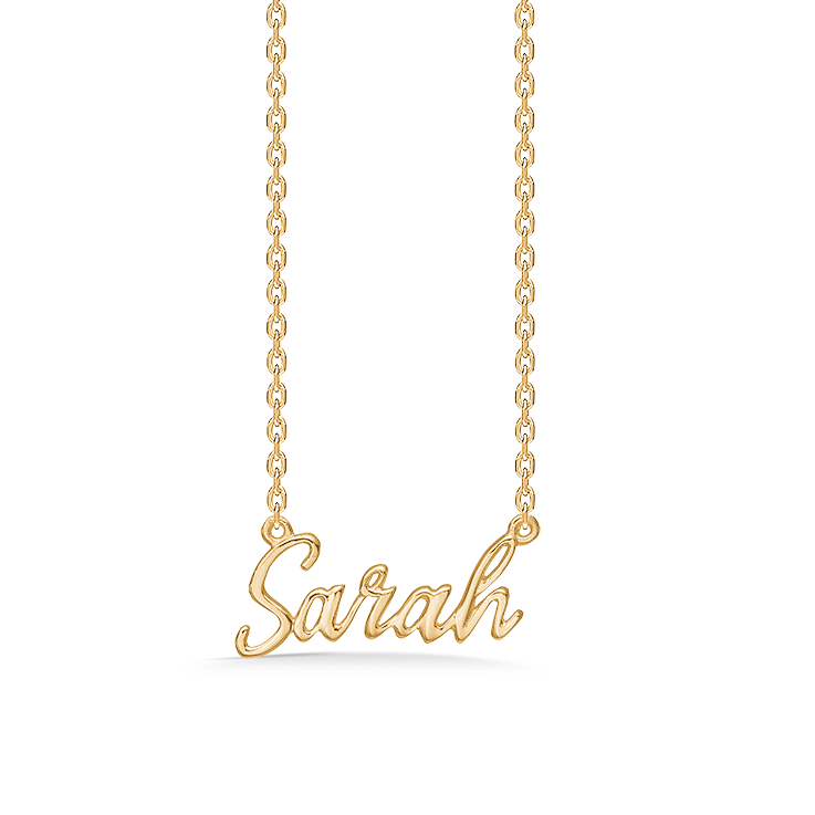 Sølv forgyldt halskæde "Sarah"