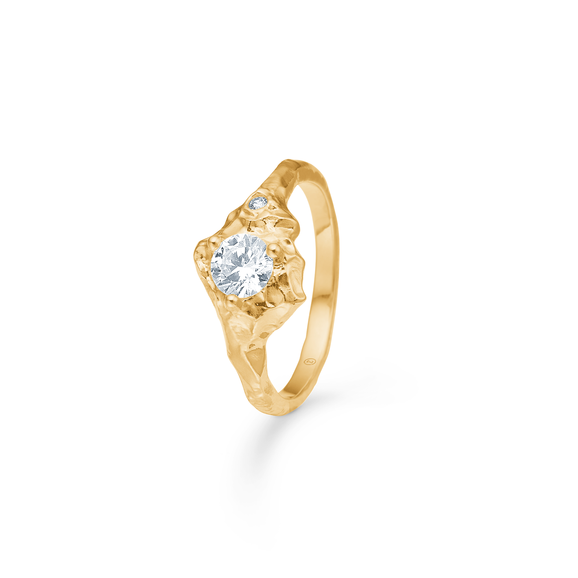 Sølv forg. ring "Veil" m. zirk.